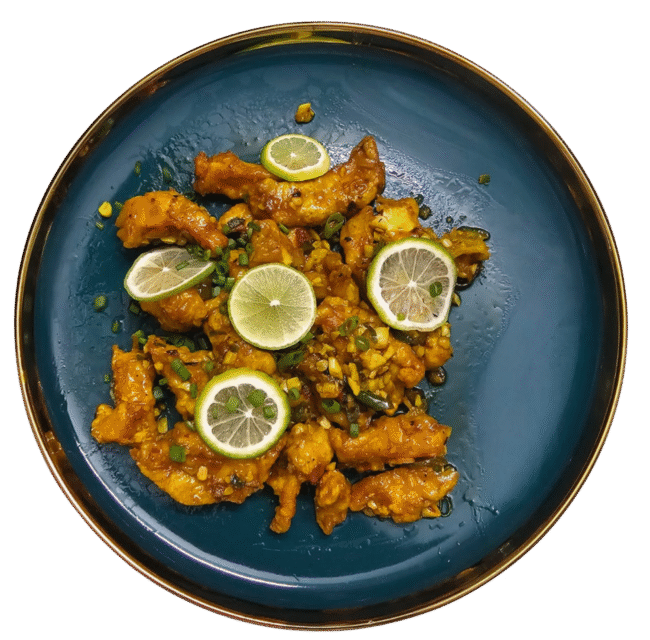 Red and Beige Modern Chicken Tikka Food Instagram Post (2)